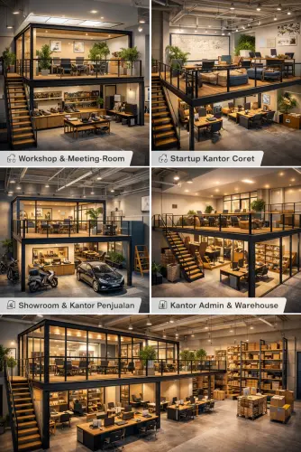 Mezzanine Ruang Kantor di Cangkuang