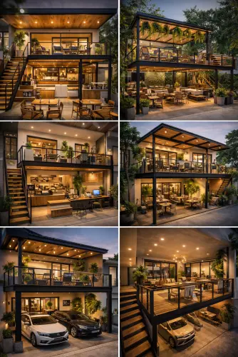 Mezannine Cafe Modern di Cangkuang